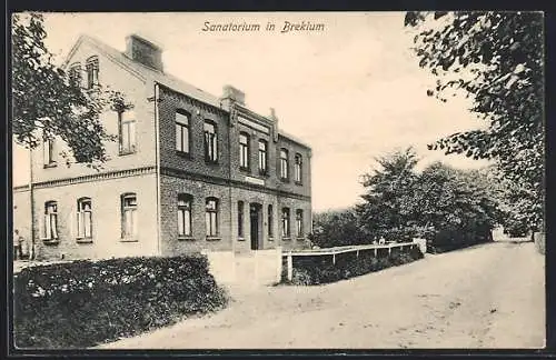 AK Breklum, Partie am Sanatorium