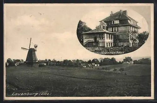 AK Lauenburg /Elbe, Das Krankenhaus und die Windmühle