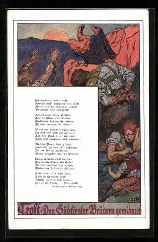 AK Gedicht, den gefangenen Südtirolern gewidmet