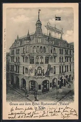 AK Köln, Palast-Hotel, Strasse Am Hof 24