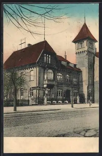 AK Hannover, Gasthaus Herrenhauser Warte in der Herrenhäuserstrasse 42