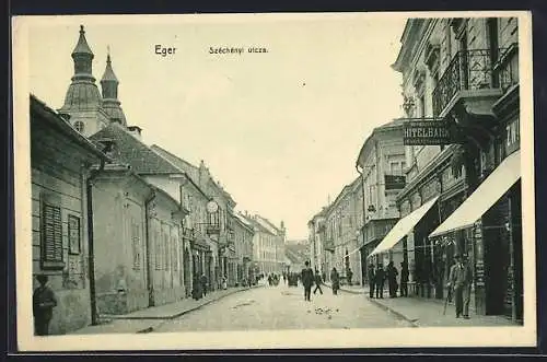 AK Eger, Szechenyi utcza