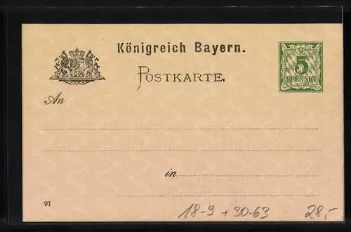 Künstler-AK Kaisermanöver, Parade, Ganzsache Bayern 5 Pfennig