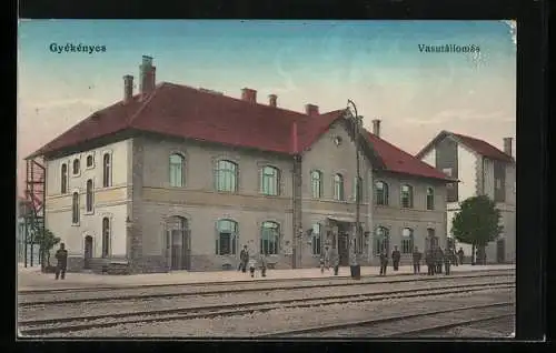 AK Gyekenyes, Vasutallomas, Bahnhof