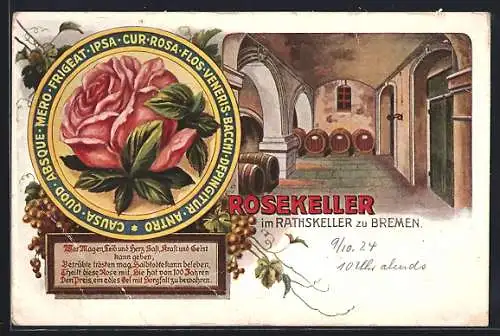 AK Bremen, Rosekeller im Ratskeller und Rose