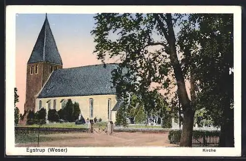 AK Eystrup /Weser, Kirche und Kirchhof