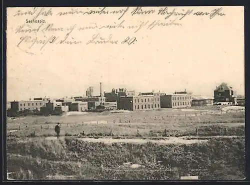 AK Norderney, Seehospiz, Panorama