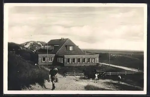 AK Baltrum, Ferienheim der rheinischen Bibelkreise mit Umgebung