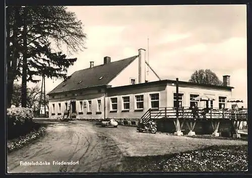 AK Friedersdorf /Lausitz, Gasthaus Fichtelschänke