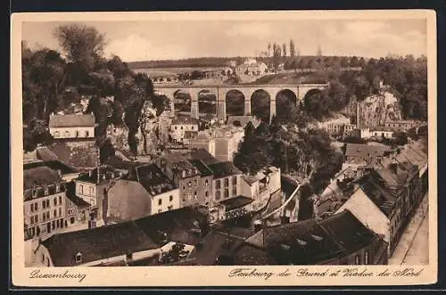 AK Luxembourg, Faubourg du Grund et Viaduc du Nord