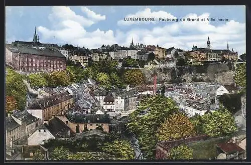 AK Luxembourg, Faubourg du Grund et Ville haute