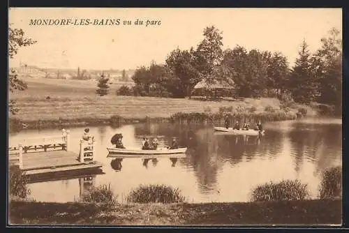 AK Mondorf-les-Bains, vu du parc