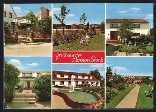 AK Bad Holzhausen /Pr. Oldendorf, Pension Haus Stork am Wiehengebirge