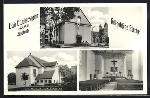 AK Bad Gandersheim, Katholische Kirche, Innenansicht