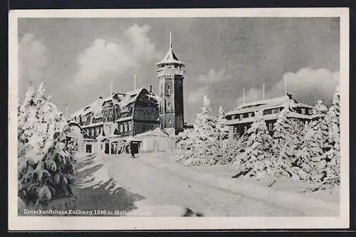 AK Keilberg, Unterkunftshaus im Winter