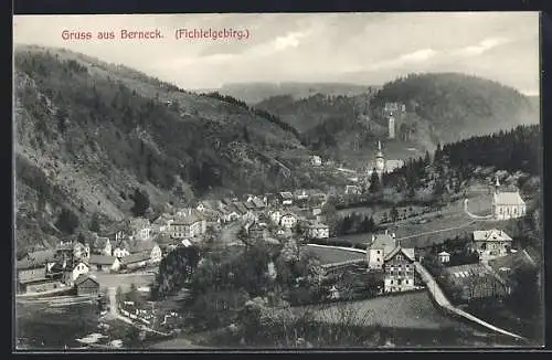 AK Berneck im Fichtelgebirge, Generalansicht