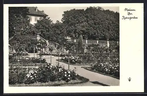 AK Mainau, der Rosengarten