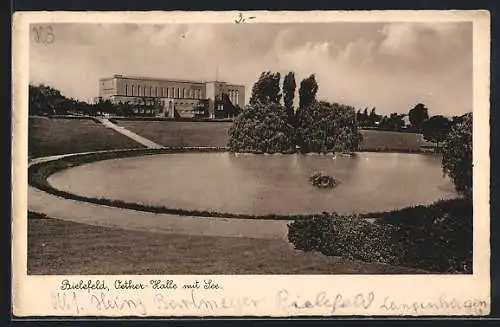 AK Bielefeld, Oetker-Halle mit See