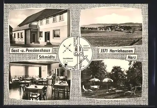 AK Harriehausen /Harz, Gasthaus Schmidts, Inh. Majeweski