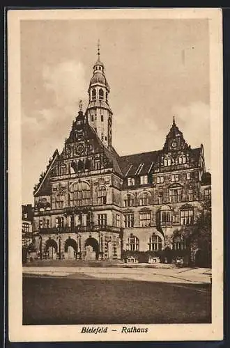 AK Bielefeld, Ansicht vom Rathaus