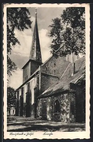 AK Neustadt i. Holst., Ansicht der Kirche