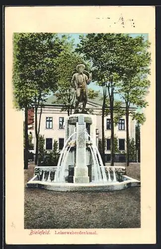 AK Bielefeld, Am Leineweberdenkmal