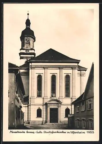 AK Uffenheim, Neuerbaute Evang.-Luth. Stadtpfarrkirche