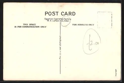 AK Aden, View of the Harbour, Hafenpartie, Dampfer, Pferdekutsche