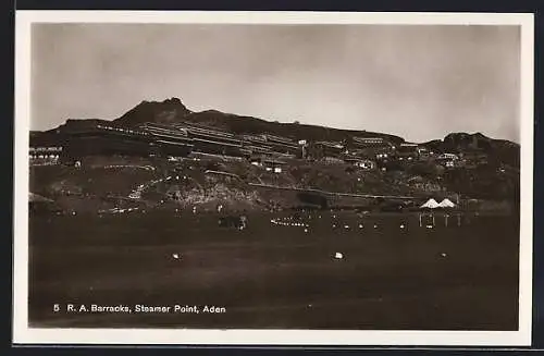 AK Aden, R. A. Barracks, Steamer Point