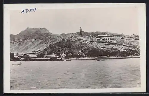 AK Aden, Blick zum Hafen, Harbour