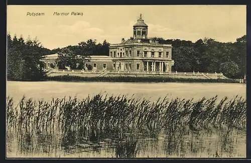 AK Potsdam, Marmor Palais am Ufer