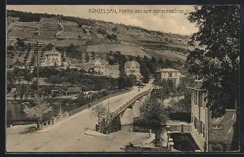 AK Künzelsau, Partie bei der Kocherbrücke