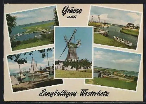 AK Langballigau-Westerholz, Hafen- und Küstenpartien, Windmühle