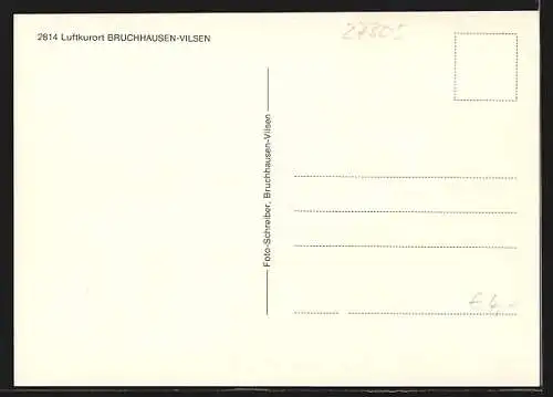 AK Bruchhausen-Vilsen, Die Kirche im Frühling, Kneipp-Becken, Parkpartie