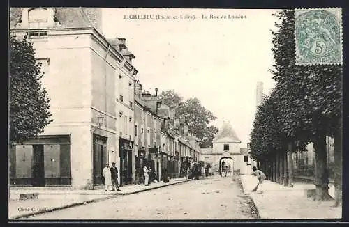 AK Richelieu /I.-et-L., La Rue de Loudun