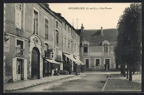 AK Richelieu /I.-et-L., La Poste