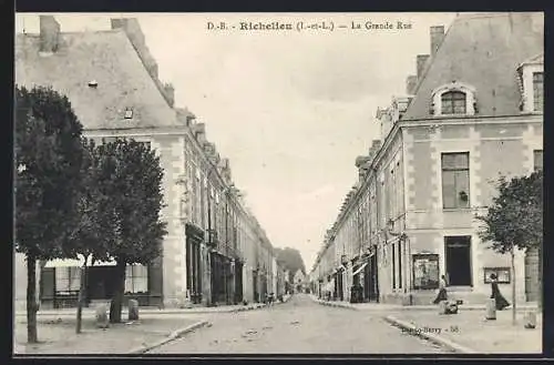 AK Richelieu /I.-et-L., Grande Rue