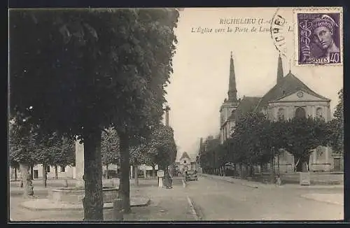 AK Richelieu, L`Église vers la Porte de Loudun