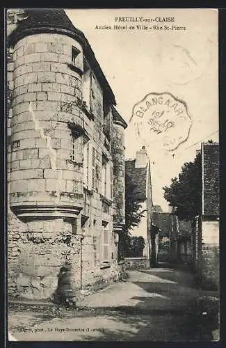 AK Preuilly-sur-Claise, Ancien Hotel de Ville, Rue St-Pierre