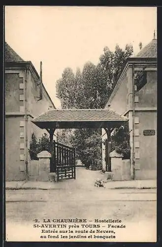 AK St-Avertin près Tours, Hostellerie La Chaumière, Facade