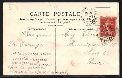 AK Tours /I.-et-L., Entrée Nord, Vue Prise de la Tranchée