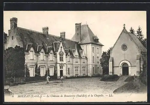 AK Mouzay /I.-et-L., Le Château et la Chapelle