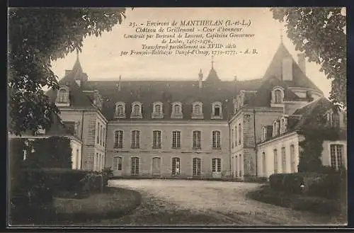 AK Manthelan /I.-et-L., Château de Grillemont