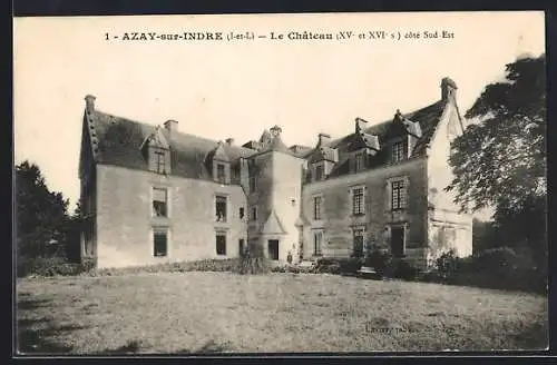 AK Azay-sur-Indre, Le Château, côté Sud-Est