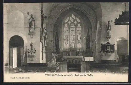 AK Tauxigny /I.-et-L., Intérieur de l`Eglise
