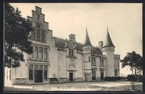 AK Beaulieu /Loches, Château du Pressoir, facade nord