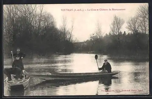 AK Vouvray /I.-et-L., La Cisse et Château de Montcontour