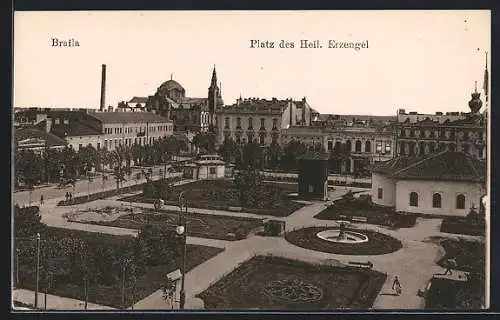 AK Braila, Platz des heiligen Erzengel