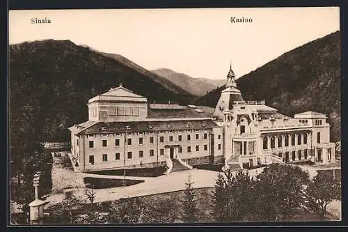 AK Sinaia, Kasino vom Park aus gesehen