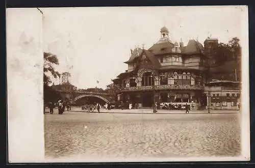 Foto-AK Hamburg-St.Pauli, Gasthaus St. Pauli Fährhaus